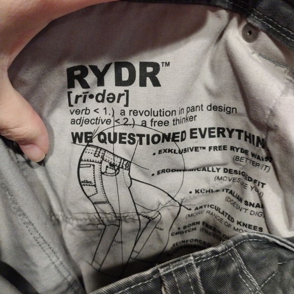 Kuhl Men's Vintage Patina Dye Rydr Straight Leg Pants Sz 32 X 36-Gorpcore Hiking - Picture 5 of 9